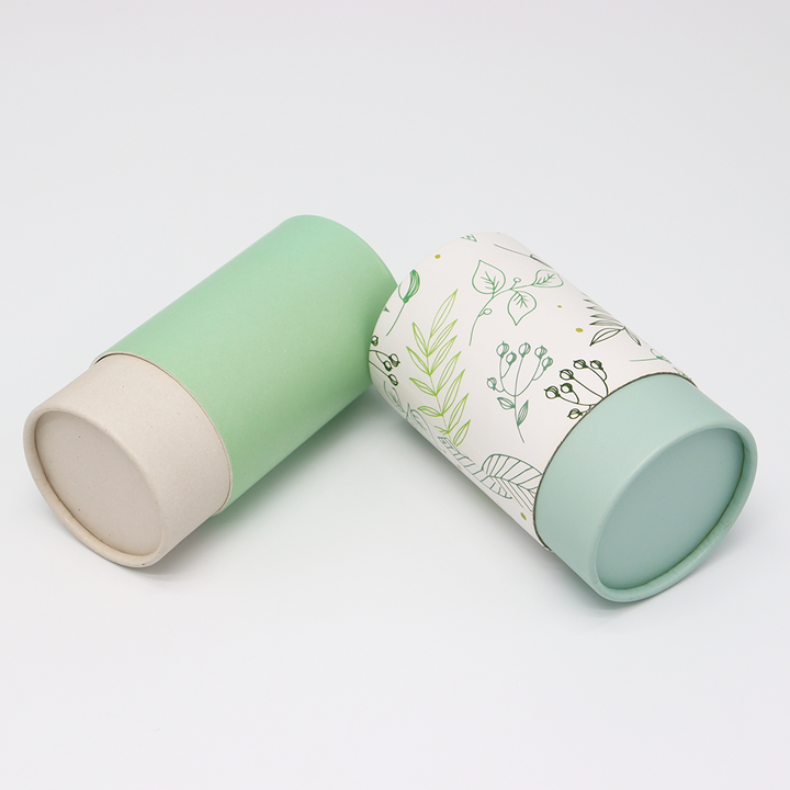 El cilindro de cartón de empaquetado del arte de encargo respetuoso del medio ambiente encajona el tubo de papel que empaqueta para la vela