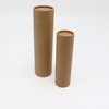 El papel biodegradable puede enrollar los tubos de papel Tubos sin imprimir del papel de Brown Kraft