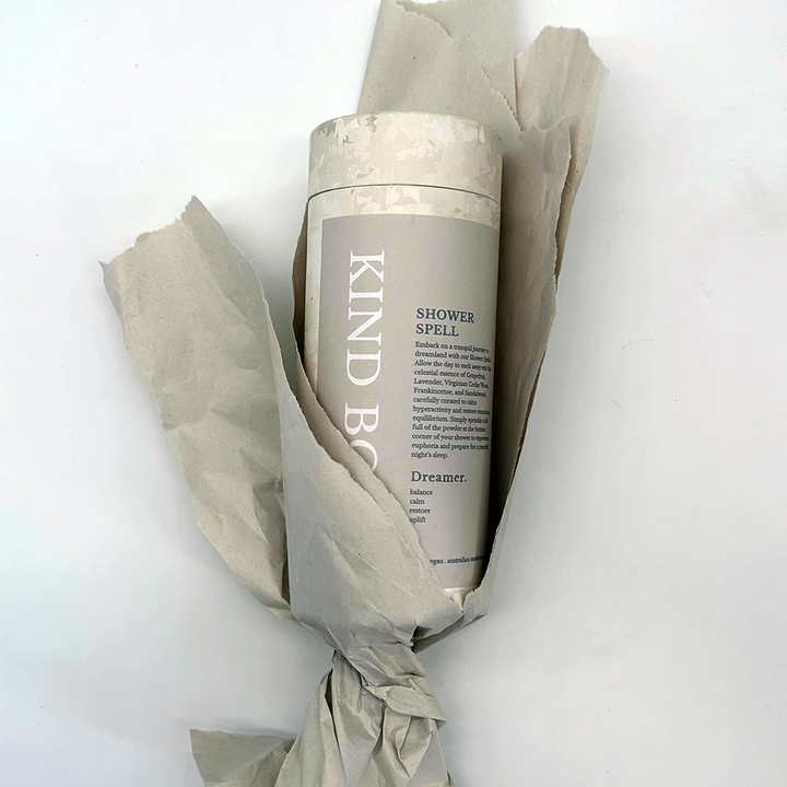 Tubo biodegradable hecho a mano 100% sin plástico, tubo de embalaje de cartón redondo para botella de perfume, aceite esencial