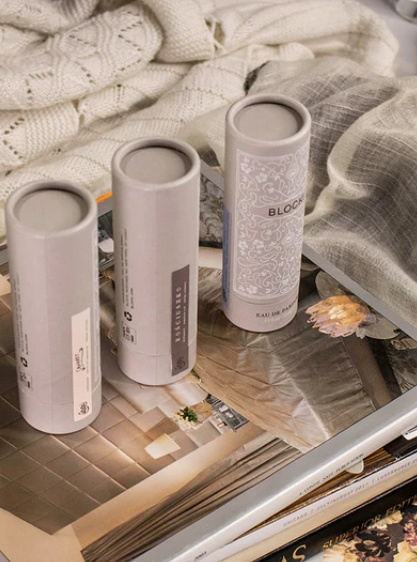 Tubo cosmético de empaquetado del papel del aceite esencial de la caja de papel del cilindro de encargo