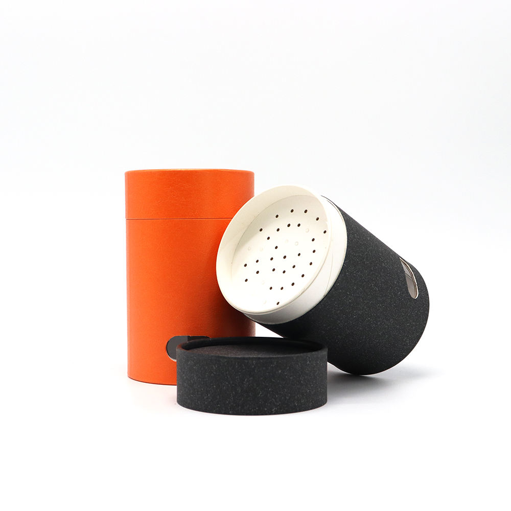 Tubos de cartón reciclados textura de papel tejido tubo de papel del tamiz para la comida en polvo