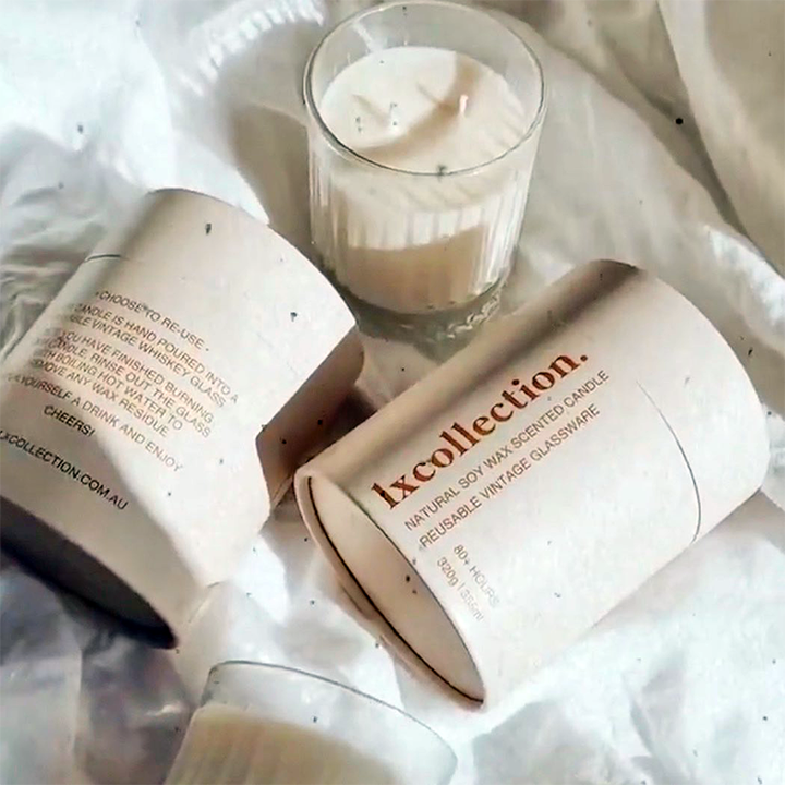 Caja cilíndrica de papel Kraft sin plástico biodegradable, personalizada para velas de jabón, aceites esenciales, embalaje de tubos de papel