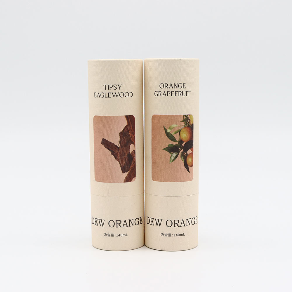 Embalaje personalizado de alta capacidad, tubo de papel, botella de cosméticos, embalaje de tubo de papel de emulsión de aceite esencial