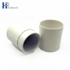 Tubo de papel blanco de cartón Kraft reciclado para envases cosméticos personalizados