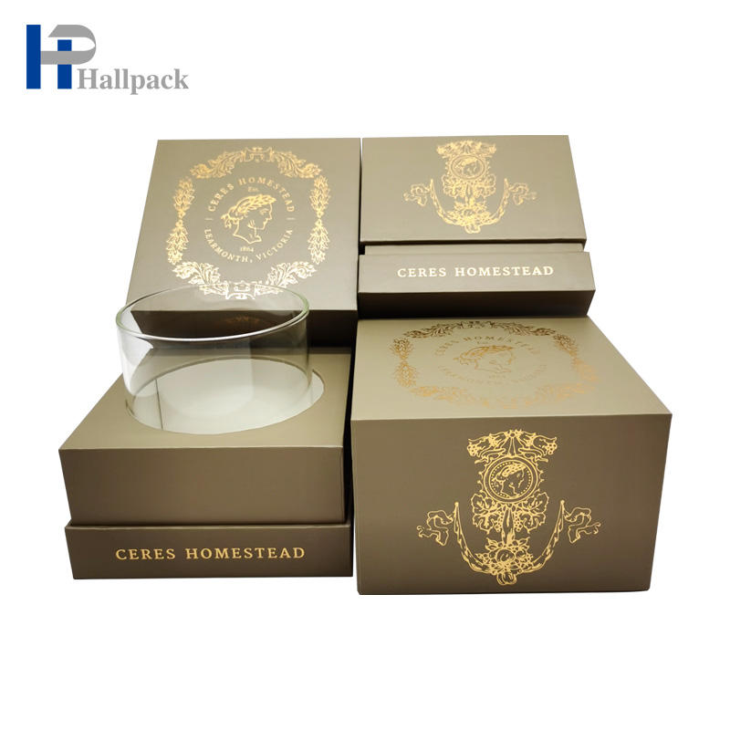 Cajas de embalaje de regalo hechas a mano, caja cuadrada de papel, taza, cajas de papel Kraft