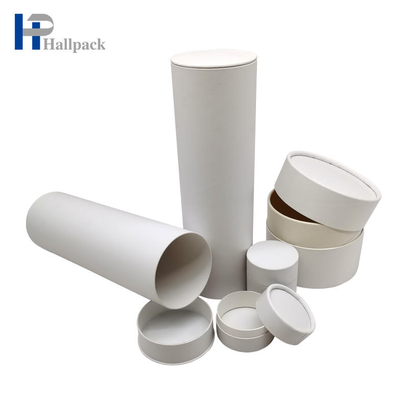 Tubo de papel de empaquetado del papel del cuidado de la piel de la crema de manos para el cuidado de la piel