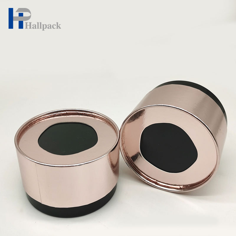 Tubo de papel de empaquetado redondo biodegradable del cilindro del tubo con la ventana clara del Pvc