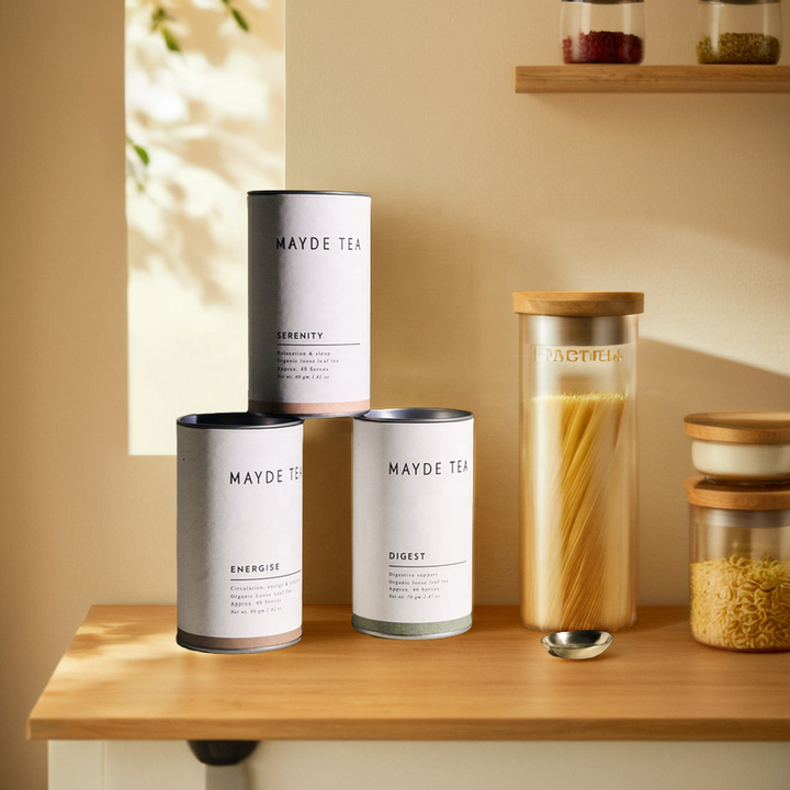 Bote de té de papel de caja de tubo redondo de diseño personalizado de alta calidad