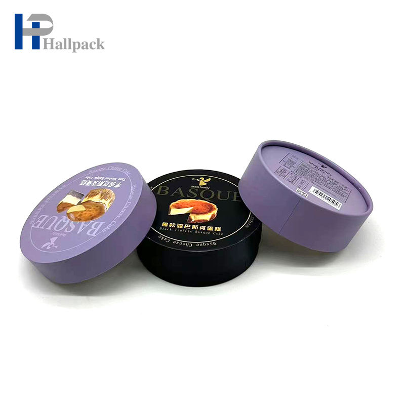 Tubo de papel de embalaje de pastel redondo biodegradable de calidad alimentaria del fabricante