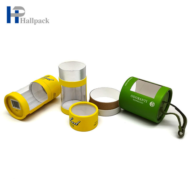 Tubo de papel de ventana cortada en tubo de papel de galleta de chocolate para palitos de canela