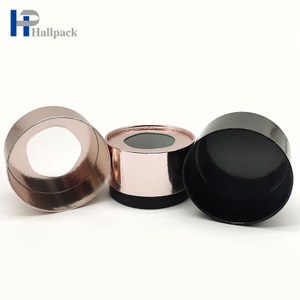 Caja redonda dorada para paquete de botellas, tubo de papel para perforación biodegradable para cosméticos, embalaje de papel cilíndrico Eco Kraft personalizado