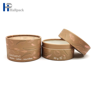 Tubo de papel encerado de embalaje de papel cosmético de regalo de cartón Kraft personalizado ampliamente utilizado