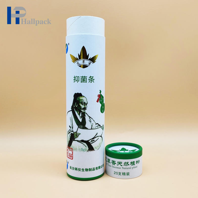 Tubos de envío de tubo de papel con núcleo de cigarro Kraft de cilindro largo redondo de cartón