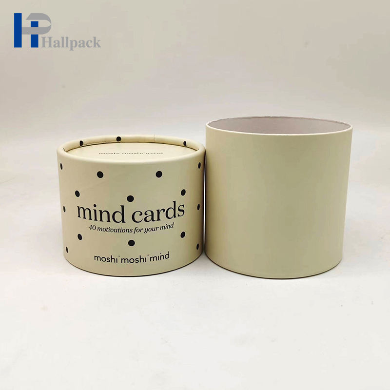 Tubo de papel artesanal de cilindro de tarjeta biodegradable personalizado fabricante