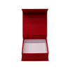Embalaje de caja en forma de libro de papel para aretes Jewelry Gift Design Square Magnetic Carton