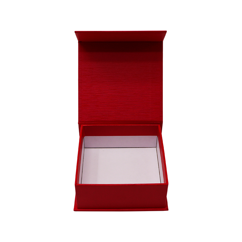 Embalaje de caja en forma de libro de papel para aretes Jewelry Gift Design Square Magnetic Carton