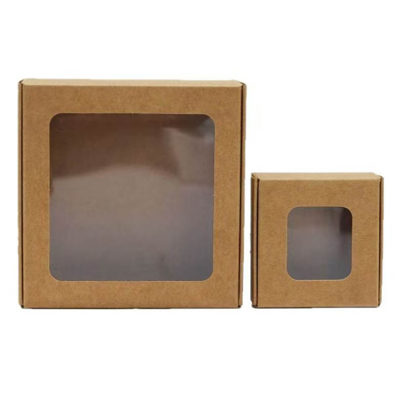 Use caja de envío de aviones plegables de papel corrugado con tinta de soya con ventanas con ventanas