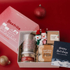 Caja de regalo de Navidad de embalaje en forma de libro de diseño personalizado para chocolates galletas regalos de dulces