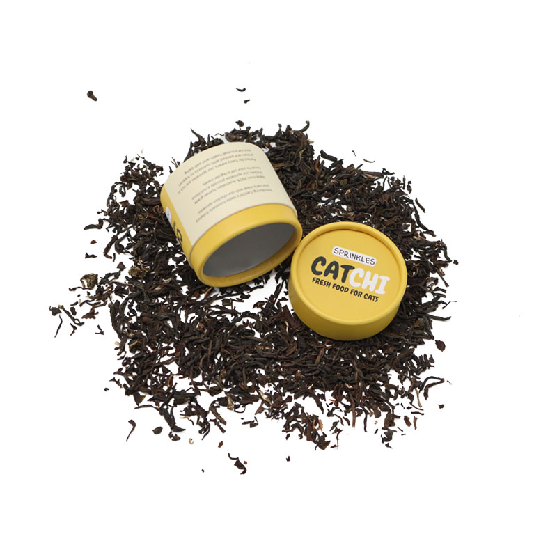 Papel biodegradable Embalaje de tubo de grado de alimentos Té redondo de té lata