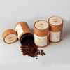 Embalaje de tubo de papel biodegradable para un tubo de embalaje de café con tapas