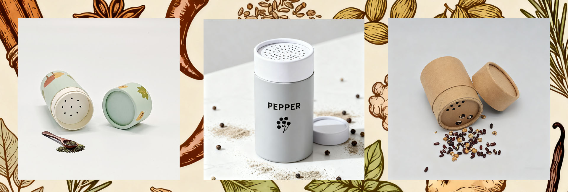 Tubo de papel de embalaje en polvo