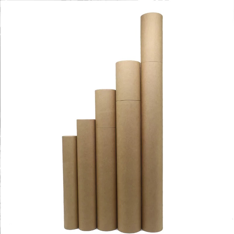 Biodegrdable Kraft Paperboard Papeling Paper Canisters Posteros a granel Embalaje