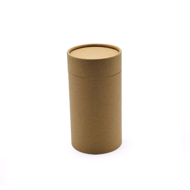 Cajas organizadoras rígidas redondas de papel reciclado de alta calidad, conjunto de tubos de papel, tubo de cartón redondo personalizado, cilindro de embalaje de té