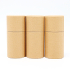 Embalaje de ropa ecológico, caja cilíndrica de cartón, tubo de papel con ventana para camisetas, ropa interior, calcetines, toalla
