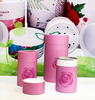 Paquete despegable fácil personalizado biodegradable Hallpack para embalaje de cilindro de papel para café, té y chocolate