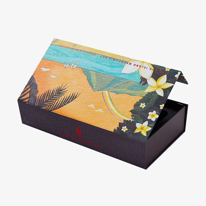 Caja de cartón con forma de libro para extensiones de cabello, embalaje de cartón con inserto de seda satinada, nuevo diseño, gran oferta, regalo, 2020