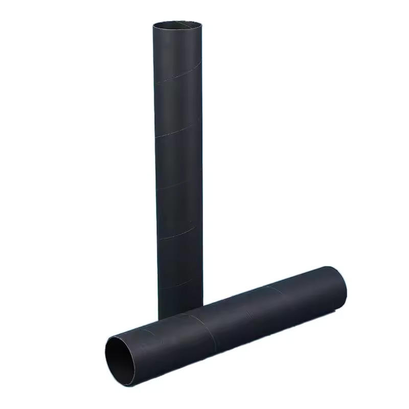 Empaquetado biodegradable del tubo del papel del cilindro del negro de la base del tubo del papel del arte de alta calidad