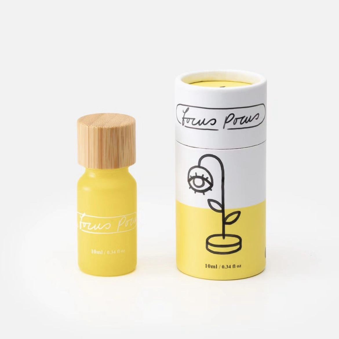 Impresión personalizada 30ml 50ml 100ml Aceite esencial Perfume Cilindro de cartón Tubo de embalaje de papel redondo para cosméticos para el cuidado de la piel