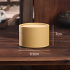 Envasado de cilindro redondo de tubo de papel Kraft personalizado de calidad alimentaria biodegradable para polvo de proteína de té y granos de café