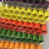 Tubos de rollo de papel artístico biodegradables, ecológicos, de colores, 2 pulgadas, 54mm, tubos artesanales de papel coloridos hechos a mano