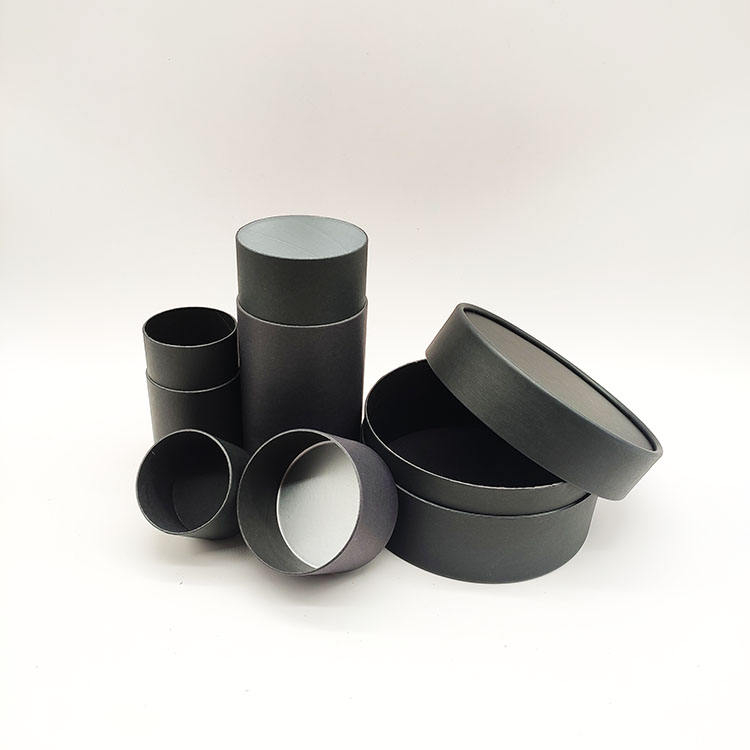 Nuevo logotipo personalizado, embalaje de aceite de 100ml, tubo de desodorante de lápiz labial de papel de té negro