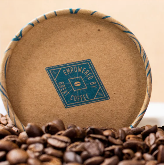 Caja de embalaje de cartón ecológico, cilindro redondo suelto para té y café en grano, tubo de papel de calidad alimentaria, tubo de papel Kraft a prueba de humedad