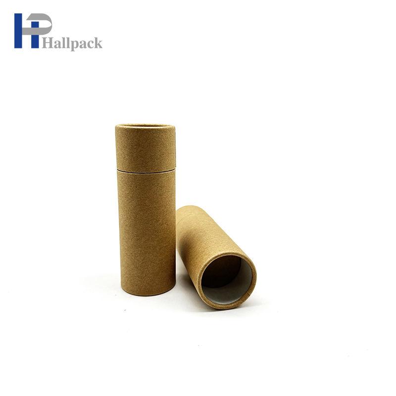 La cartulina amistosa de Eco Kraft de la venta al por mayor de la fábrica empuja hacia arriba el tubo de papel para el protector labial 105G