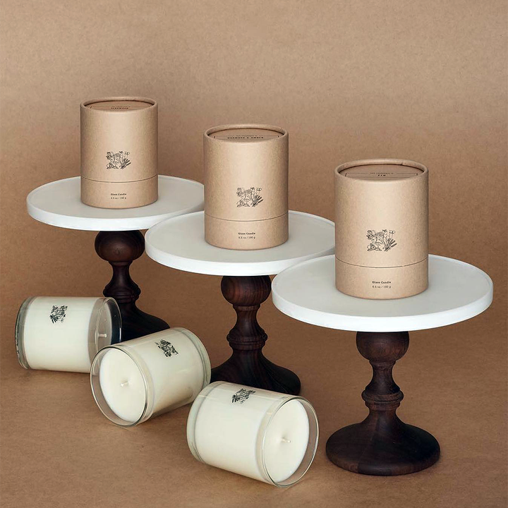 Tubo de papel artesanal marrón personalizado ecológico, embalaje de tubo redondo de cilindro de cartón para perfume y cuidado de la piel