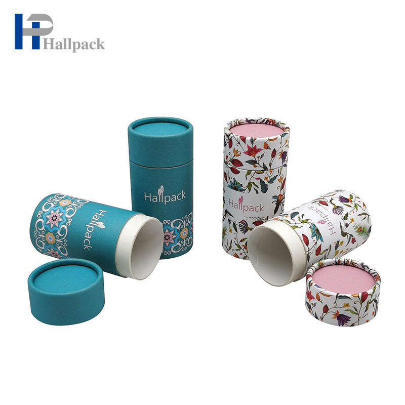 Cilindro de productos puntuales de 1oz, núcleo de embalaje cosmético, tubo de papel extraíble, cartón hecho, papel artesanal Kraft, embalaje de barra de loción