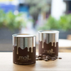 Precio de fábrica Tubo de papel biodegradable Embalaje Cubierta de metal para café y té Caja cilíndrica redonda para té