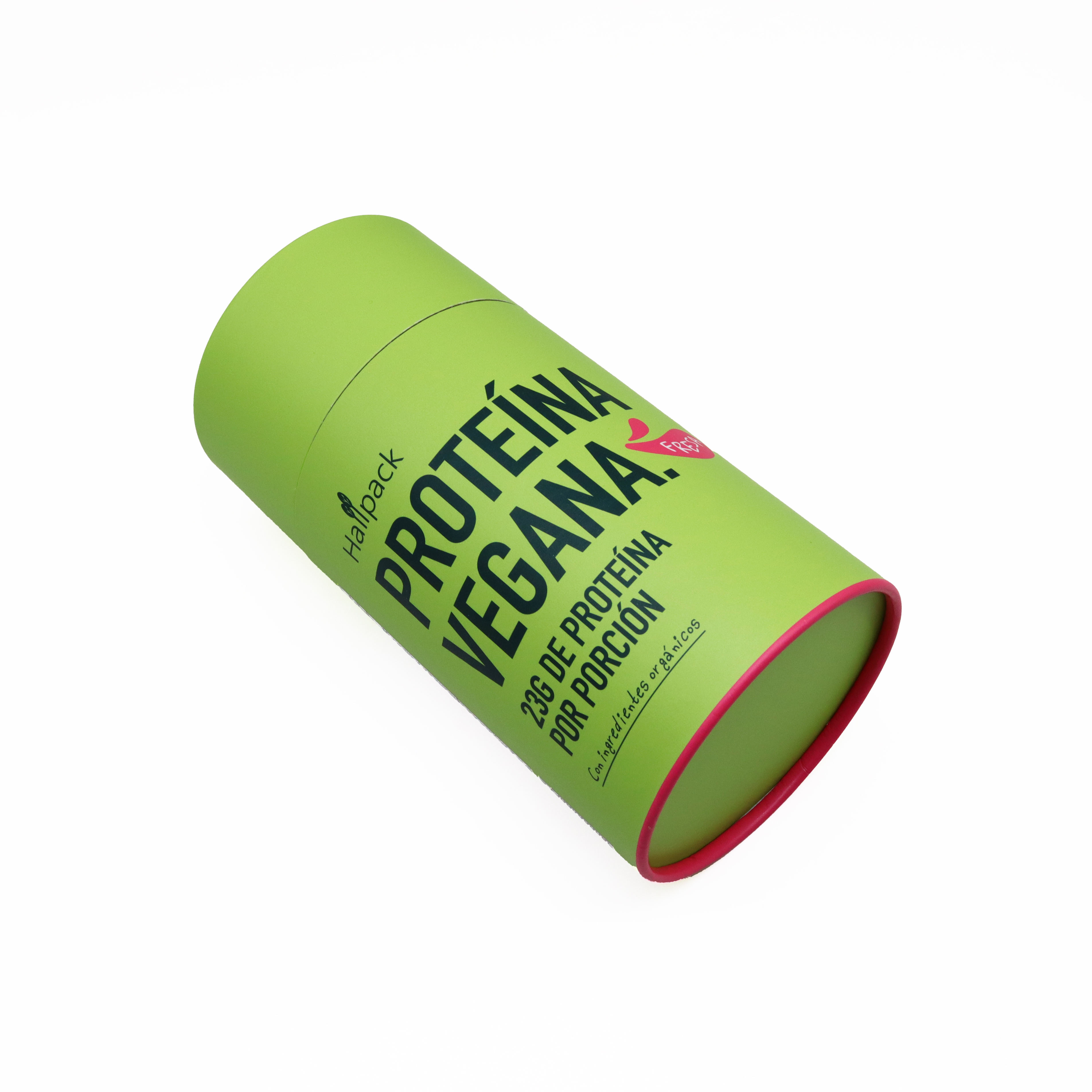 Tubo de papel para alimentos de cartón Kraft de alta calidad, tubo redondo de embalaje, papel de aluminio, estampado ecológico e impresión que desaparece