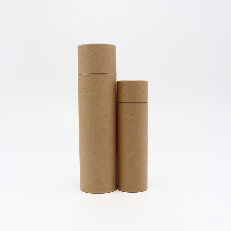 El papel biodegradable puede enrollar los tubos de papel Tubos sin imprimir del papel de Brown Kraft