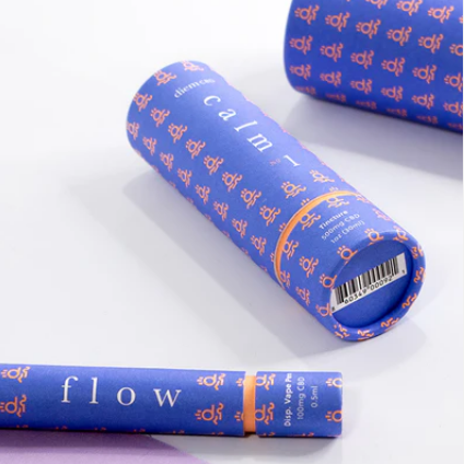 Tubo 100% reciclado de la caja redonda de la cartulina del tubo del papel del té de Kraft de la cartulina del cilindro