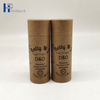 El tubo de papel reciclado biodegradable 0.3oz del protector labial de la cartulina del tubo empuja hacia arriba la tina del protector labial