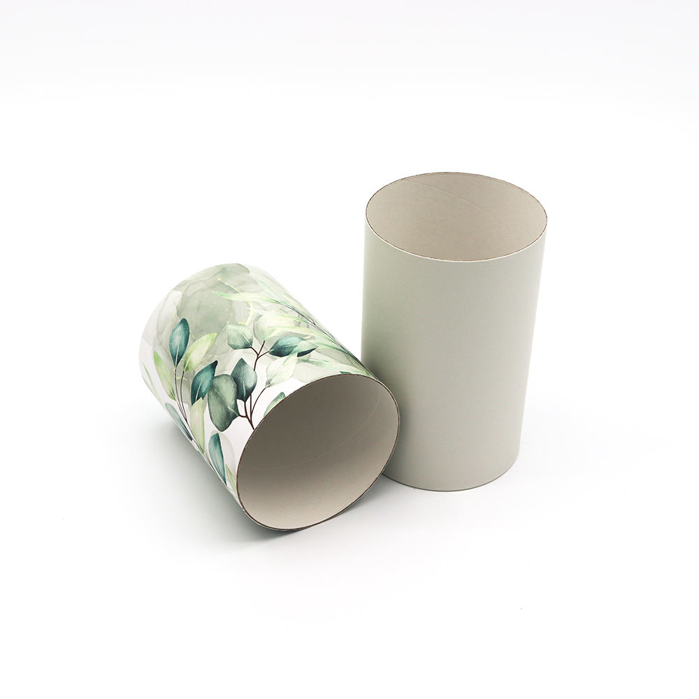 Hallpack-caja redonda de té y café suelta, diseño personalizado, respetuoso con el medio ambiente, cilindro de embalaje, caja de embalaje de alimentos de cartón, tubo de papel