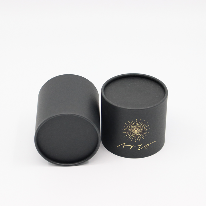 Tubo de papel de empaquetado de encargo respetuoso del medio ambiente de la caja del cilindro de la cartulina del regalo y del arte que empaqueta para la vela