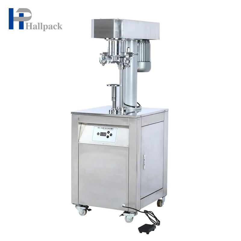 Máquina de sellado vertical de latas automática de sellador de nuevos productos de China