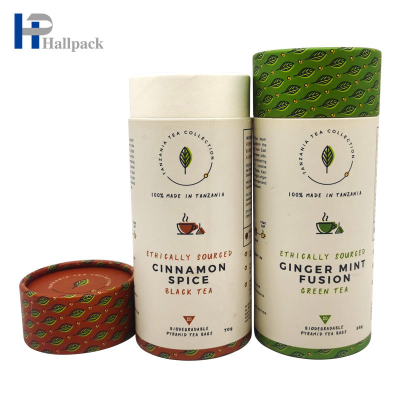 Papel artesanal, aceite de oliva, tubo de papel, tapa de caja, lata de papel, tubo de embalaje para té