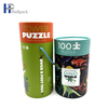 Empaquetado reciclable del tubo de papel del cilindro del rompecabezas del logotipo personalizado al por mayor del tamaño