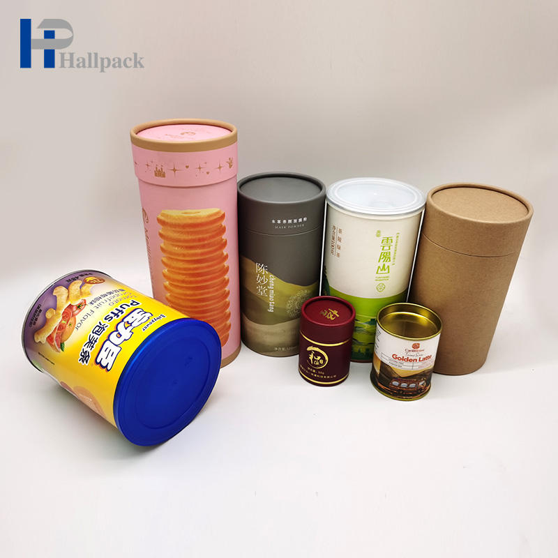 Empaquetado del tubo de papel del café del tubo del papel del té de los tubos de la comida del papel de cobertura del hierro